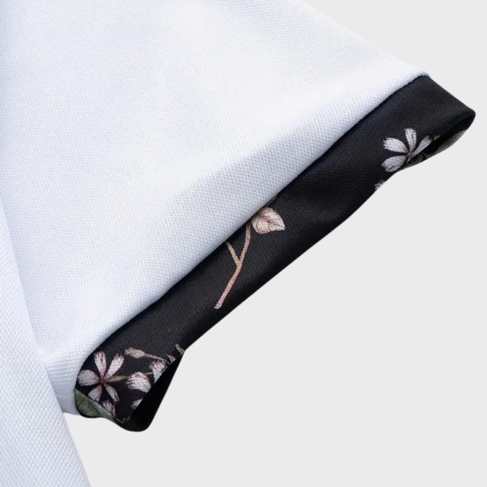 Nevin | Classic Fit Soft Breathable Fabric Short Sleeve Polo Shirt - Image 4
