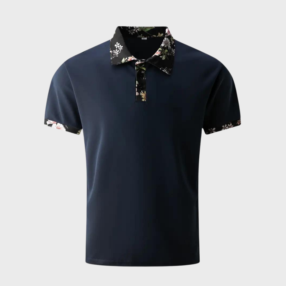 Nevin | Classic Fit Soft Breathable Fabric Short Sleeve Polo Shirt - Image 14