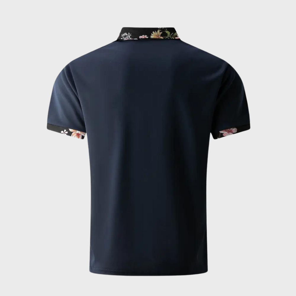 Nevin | Classic Fit Soft Breathable Fabric Short Sleeve Polo Shirt - Image 15