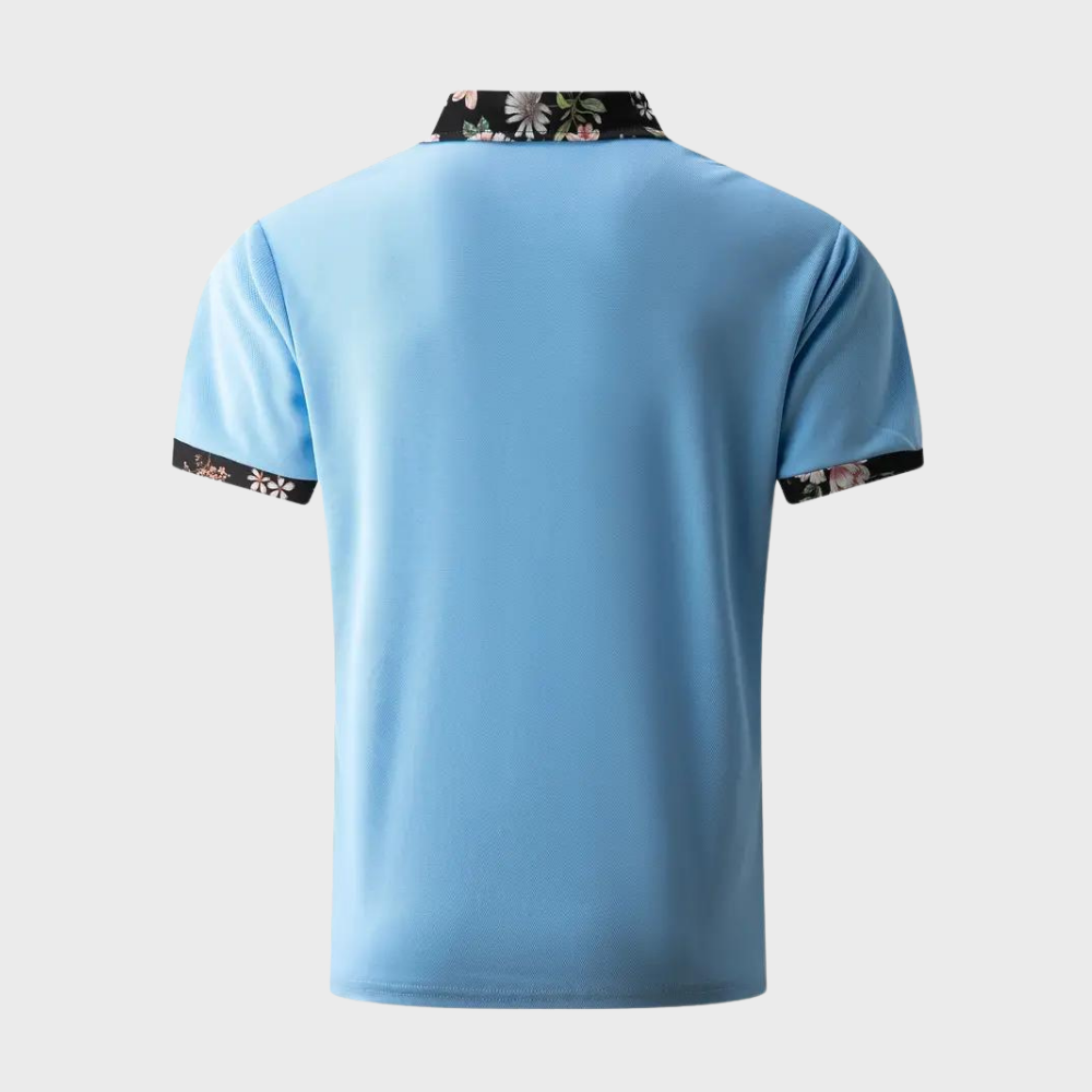Nevin | Classic Fit Soft Breathable Fabric Short Sleeve Polo Shirt - Image 18