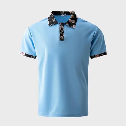 Nevin | Classic Fit Soft Breathable Fabric Short Sleeve Polo Shirt - Image 17