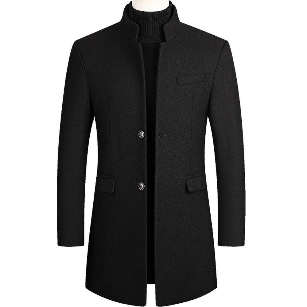 Thomas | Stylish Slim-Fit Wool Coat - Image 1