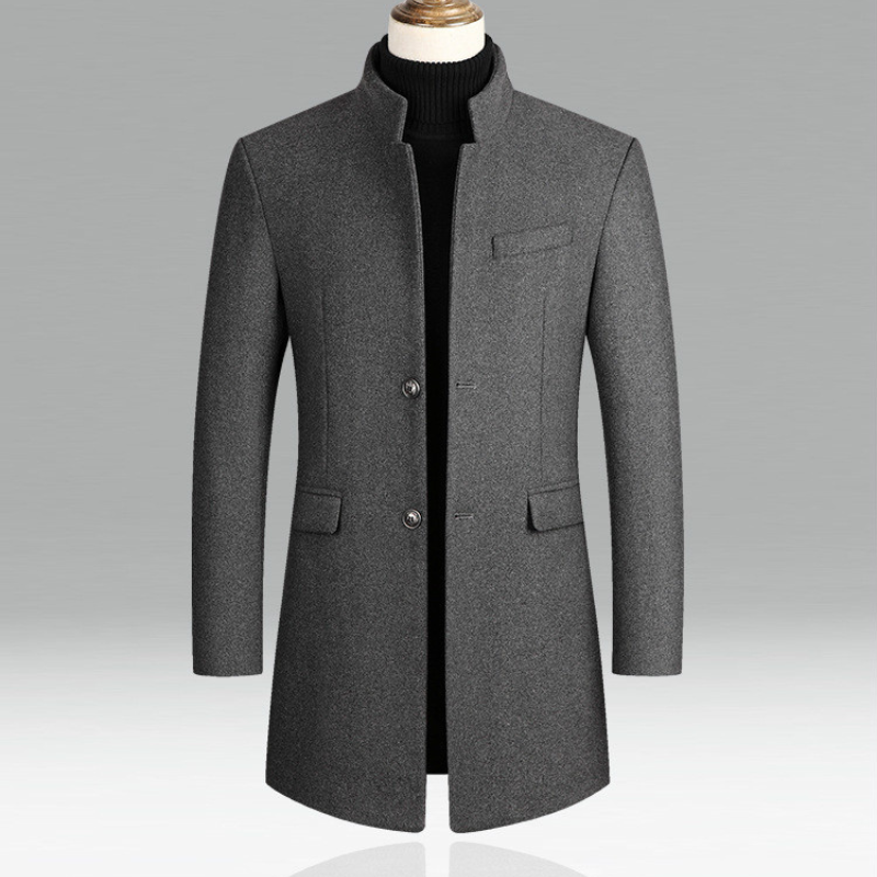 Thomas | Stylish Slim-Fit Wool Coat - Image 3