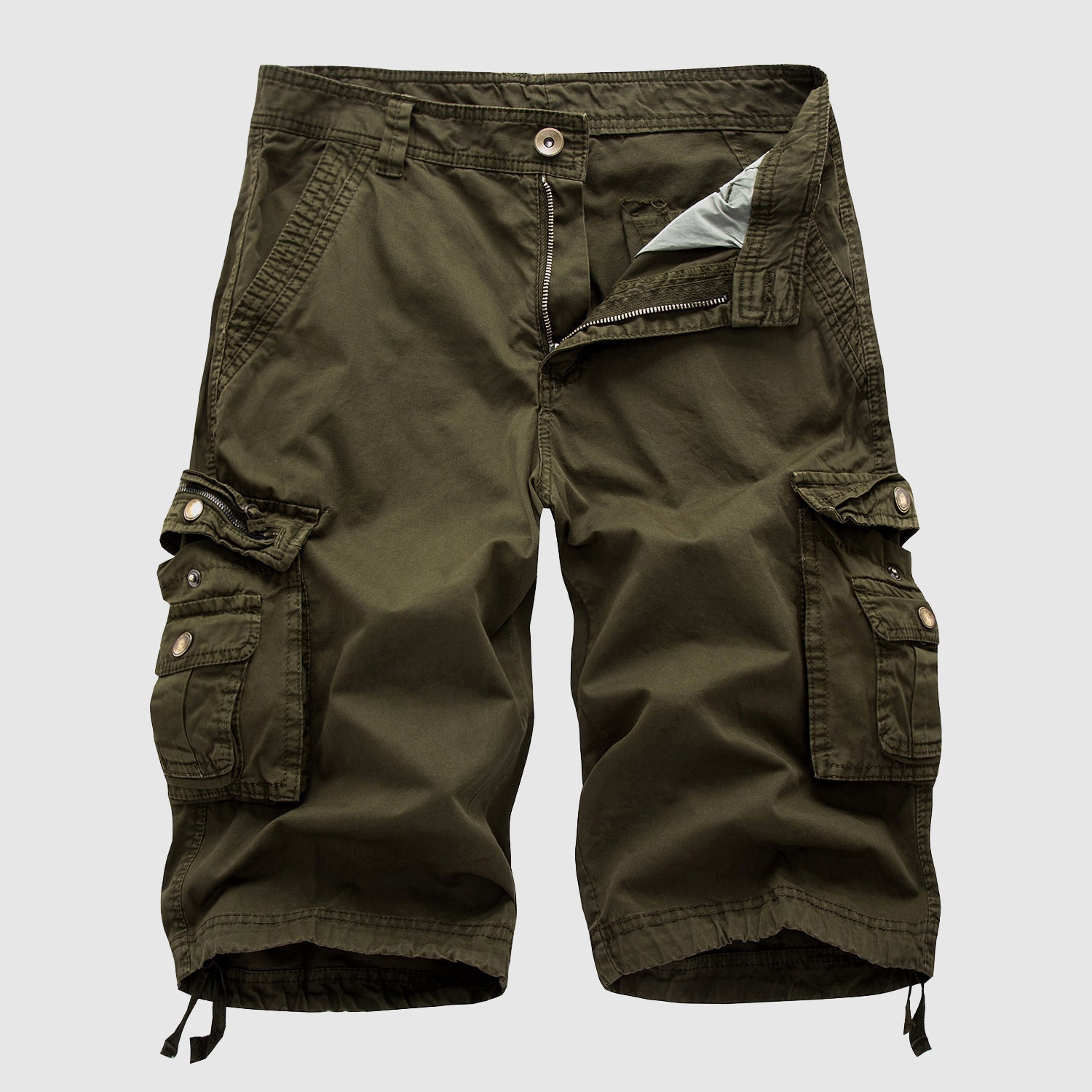 Roy | Durable Cargo Shorts for Men - Knee-Length Casual Wear - Image 14