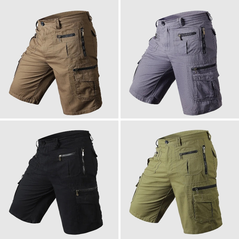 Micah | Durable Multi-Pocket Knee Length Cargo Shorts - Image 11