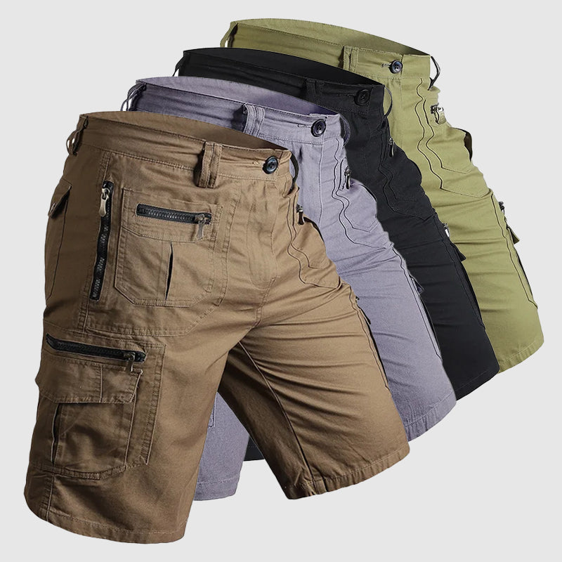Micah | Durable Multi-Pocket Knee Length Cargo Shorts - Image 5