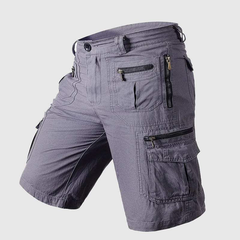 Micah | Durable Multi-Pocket Knee Length Cargo Shorts - Image 4