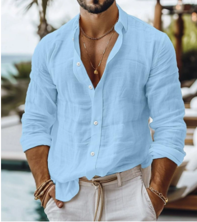 Donald | Lightweight Linen Summer Shirt for Casual Style