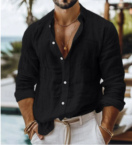 Donald | Lightweight Linen Summer Shirt for Casual Style