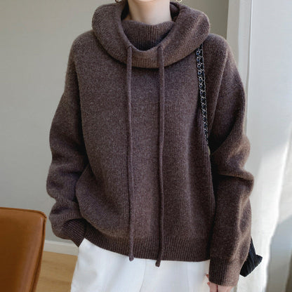 Serena | Women's Oversized Hooded Sweater - Image 3
