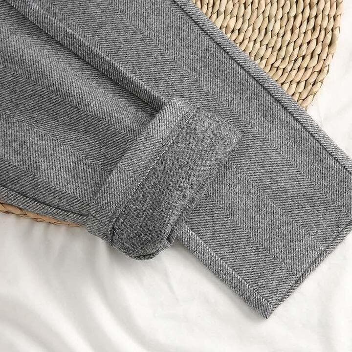Dennis | Women's Herringbone Pleated Pants - Image 3
