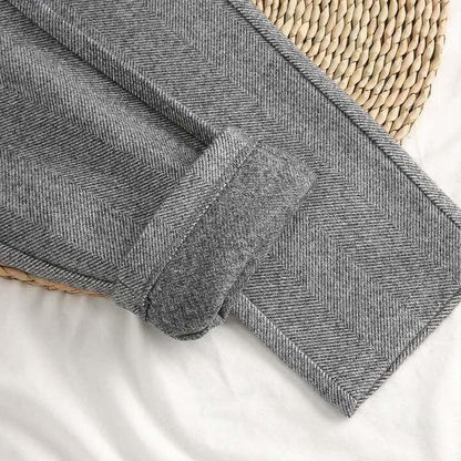 Dennis | Women's Herringbone Pleated Pants - Image 3