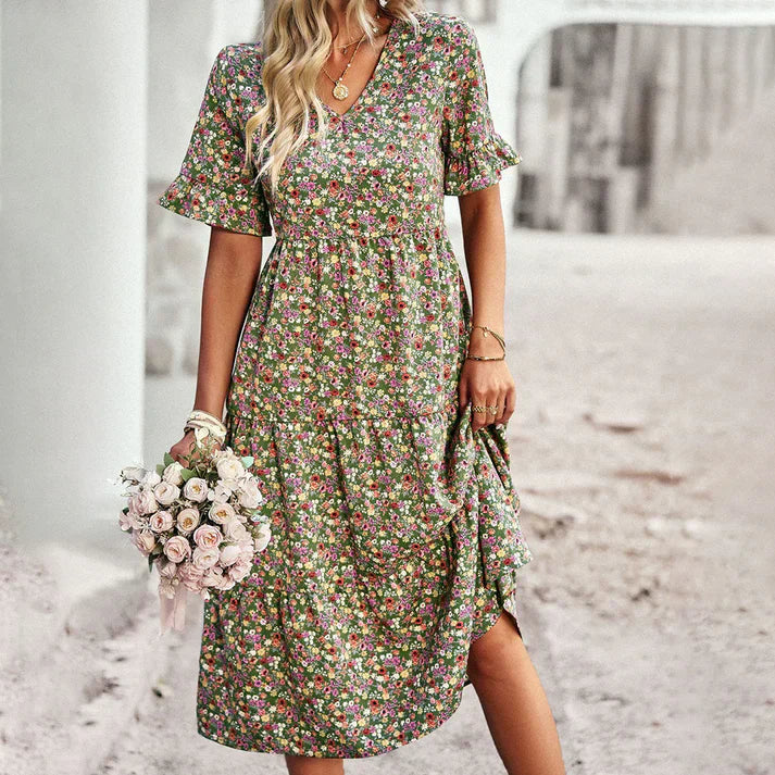 Janice | Flowy Elegant Boho Blouse - Image 4