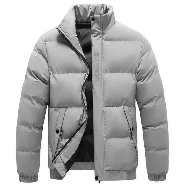 Conrad | Men's Stand Collar Puffer Jacket - Image 4
