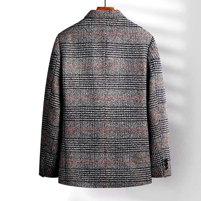 Harold | Elegant Men's Wool Coat for Business in Classic Style - Image 4