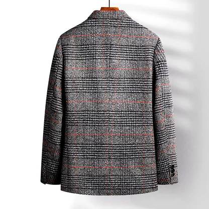 Harold | Elegant Men's Wool Coat for Business in Classic Style - Image 4