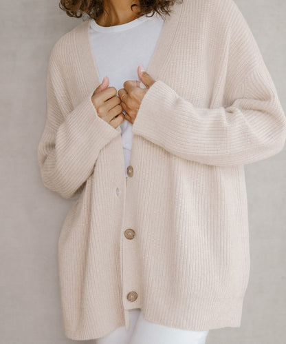 June | Women's Oversized Button-Front Cardigan - Image 5