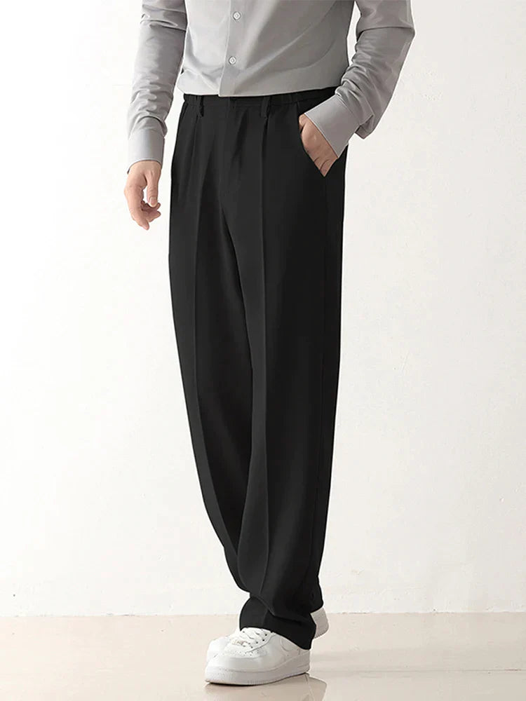 Louis | Relaxed Fit Tailored Trousers for Business and Casual Wear - Image 1