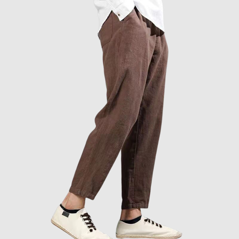 Christopher | Relaxed Fit Harbor Linen Pants for Casual Comfort - Image 4