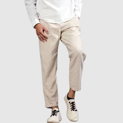 Christopher | Relaxed Fit Harbor Linen Pants for Casual Comfort - Image 3