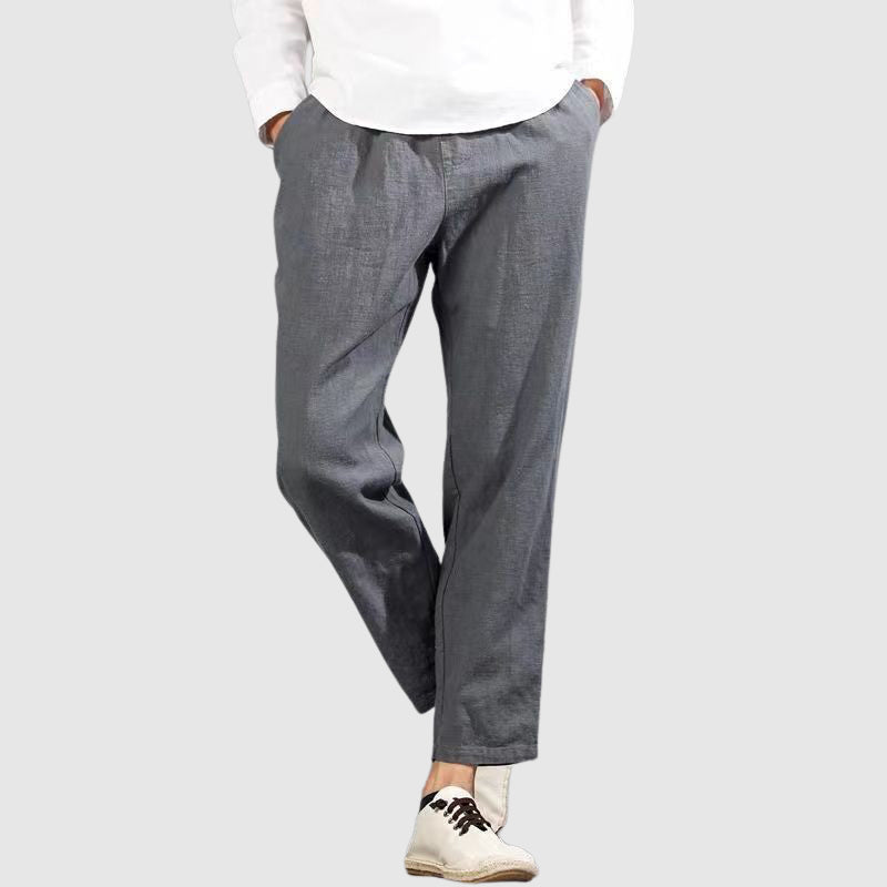 Christopher | Relaxed Fit Harbor Linen Pants for Casual Comfort - Image 2