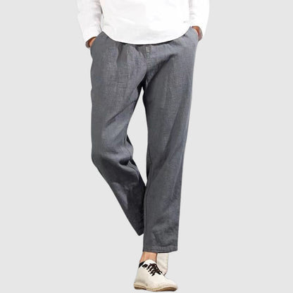 Christopher | Relaxed Fit Harbor Linen Pants for Casual Comfort - Image 2