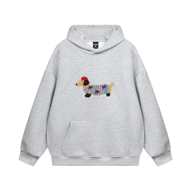 Devon | Women's Oversized Embroidered Graphic Hoodie - Image 2