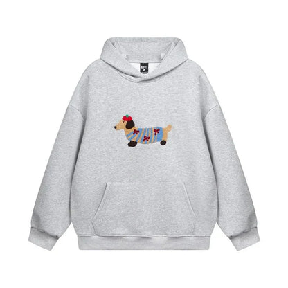 Devon | Women's Oversized Embroidered Graphic Hoodie - Image 2
