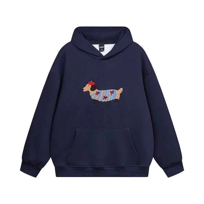 Devon | Women's Oversized Embroidered Graphic Hoodie - Image 3