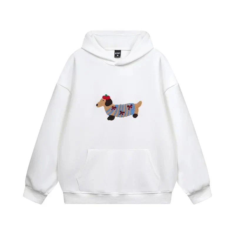Devon | Women's Oversized Embroidered Graphic Hoodie - Image 4