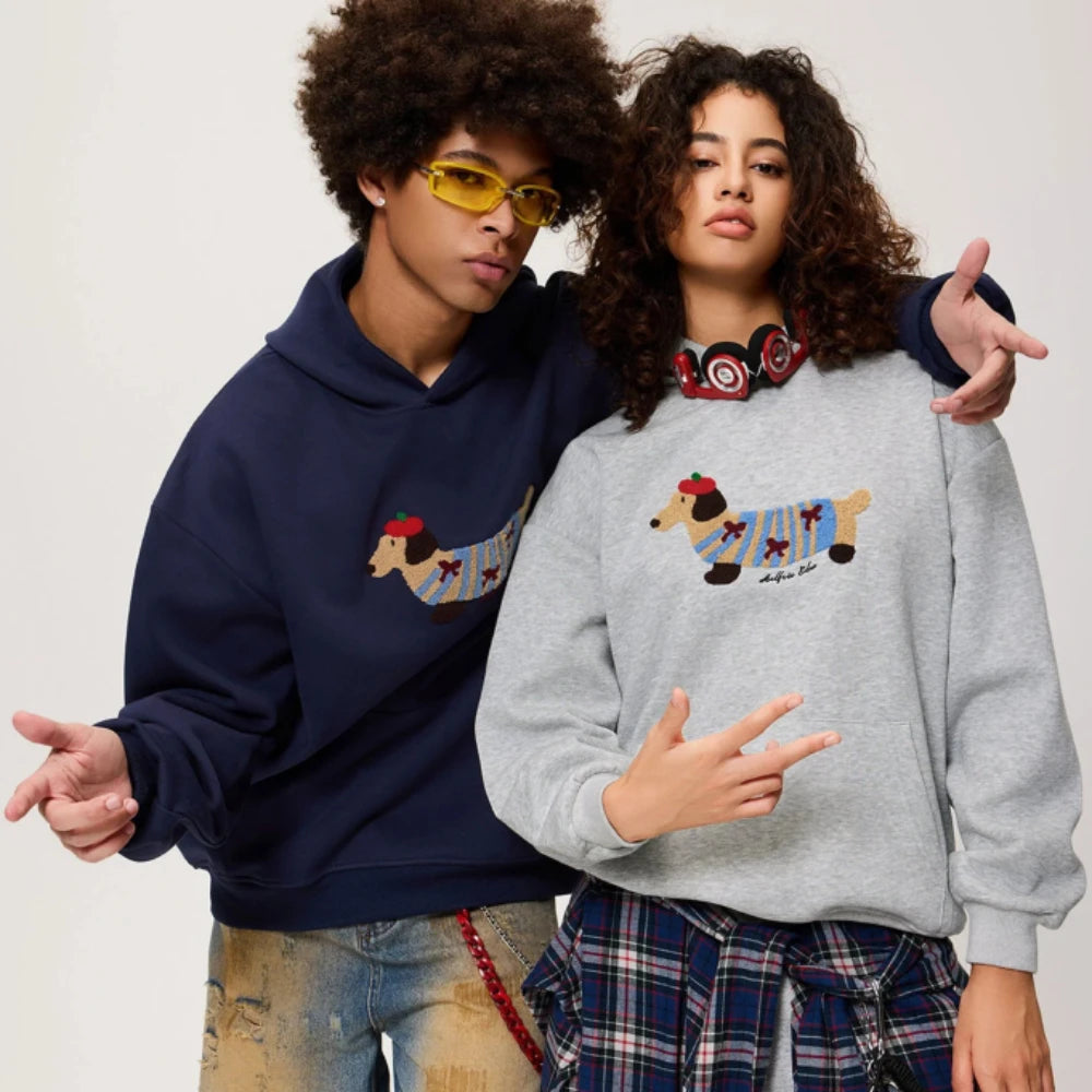 Devon | Women's Oversized Embroidered Graphic Hoodie - Image 5
