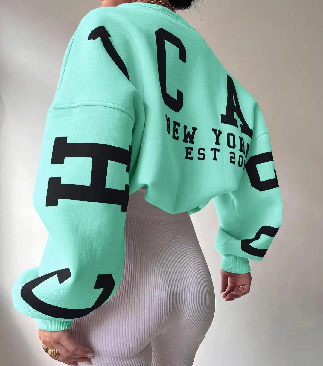 Donna | Women's Oversized Crewneck Sweatshirt - Image 11