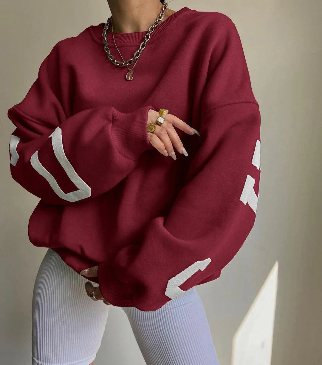 Donna | Women's Oversized Crewneck Sweatshirt - Image 10