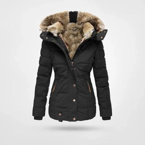 Whitney | Women's Hooded Puffer Jacket - Image 2