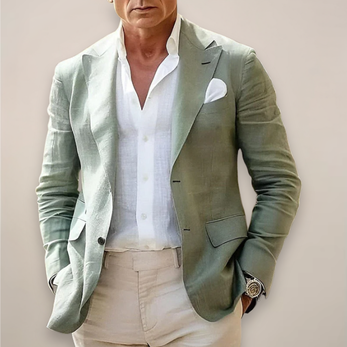 Jeff | Men's Two-Button Blazer - Image 3