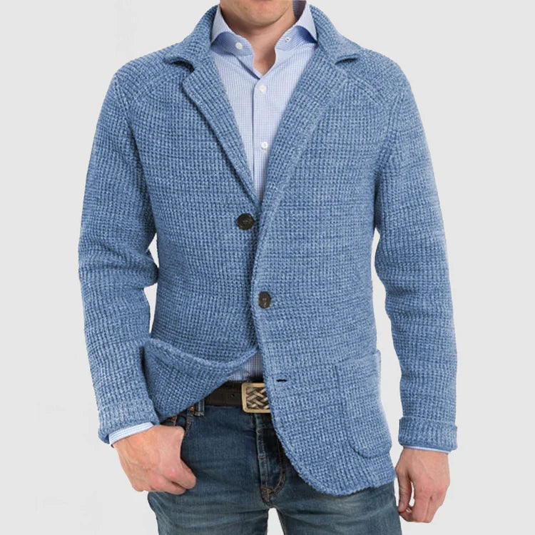 Henry | Men's Two-Button Knit Blazer - Image 3