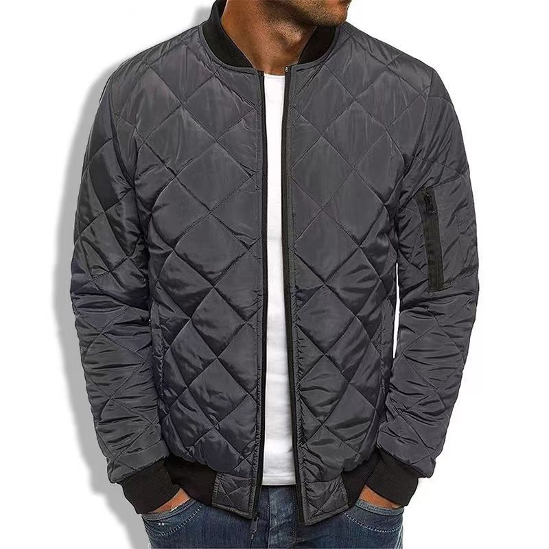 Gerald | Men's Diamond Quilted Jacket - Image 3