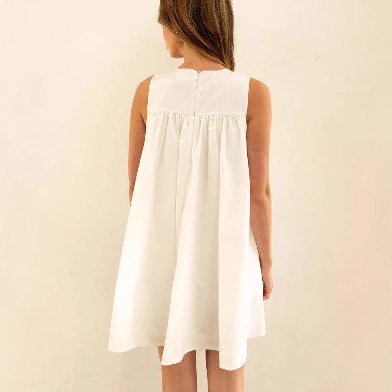 Olivia-johnson | Lightweight Cotton Sleeveless Mini Dress - Image 2