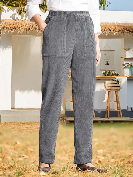 Brent | Casual Ladies Pants with Elastic Waist - Image 1