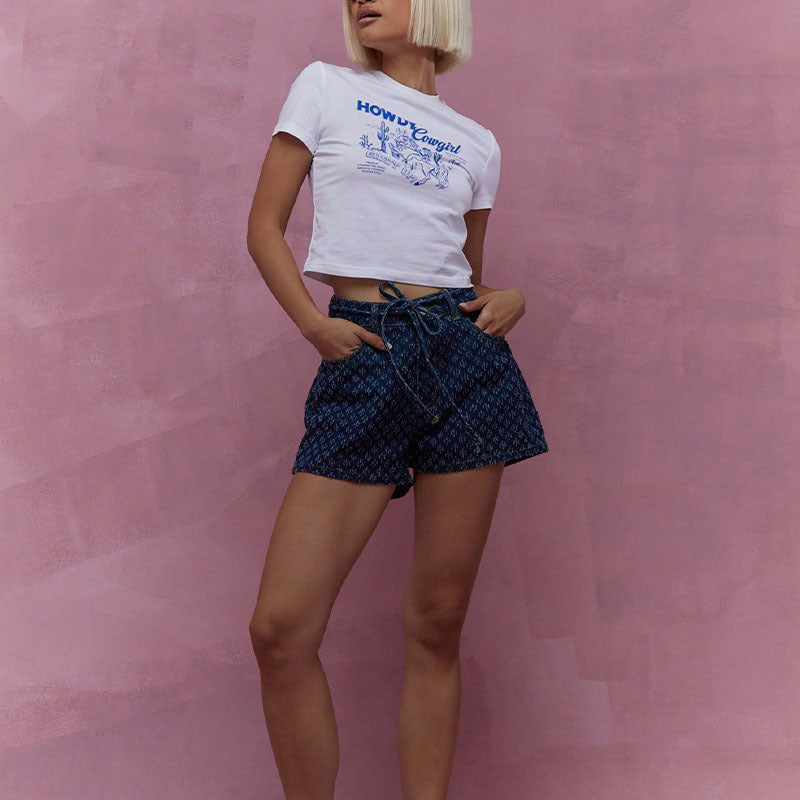 Shelby | Stylish High-Waisted Denim Shorts for Women - Image 3