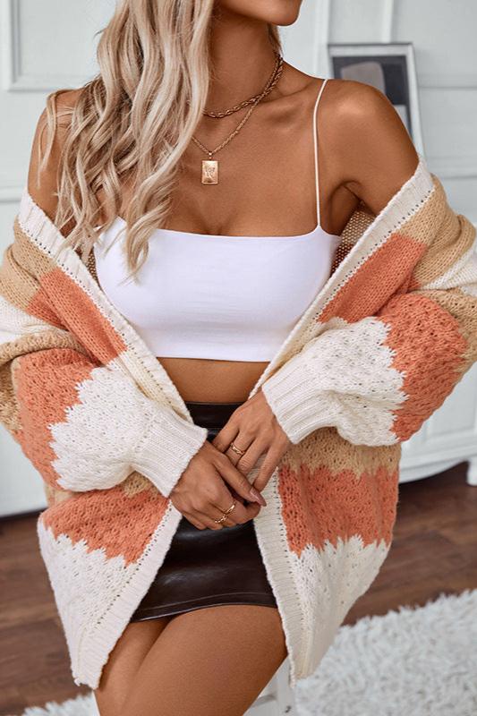 Amber | Women's Oversized Knit Cardigan - Image 4