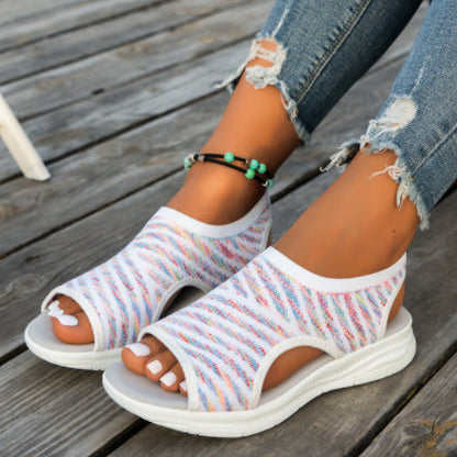 Angie-on | Breathable Comfort Open Toe Sandals for Women - Image 2
