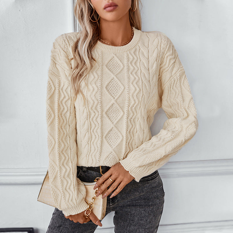 Fern | Women's Relaxed Fit Crewneck Sweater - Image 4
