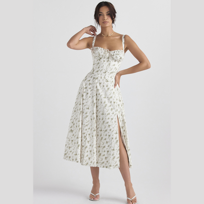 Sally | Angie Spring Dress - Floral Print Party Dress - Image 5