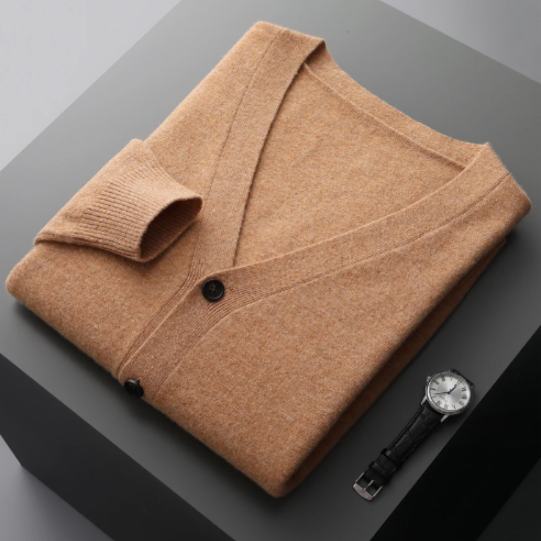 Nicholas | Men's V-Neck Cardigan - Image 16