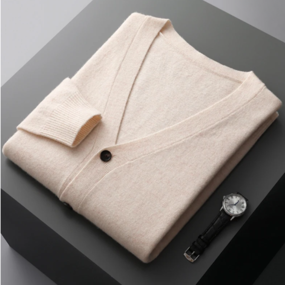 Nicholas | Men's V-Neck Cardigan - Image 9