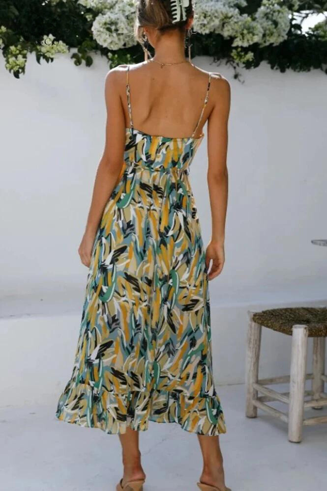 Liliana | Women’s Vibrant Lightweight Flowy Dress for Summer Days - Image 6