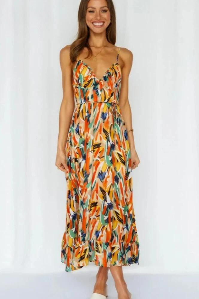Liliana | Women’s Vibrant Lightweight Flowy Dress for Summer Days - Image 8