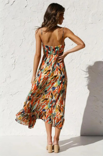 Liliana | Women’s Vibrant Lightweight Flowy Dress for Summer Days - Image 2