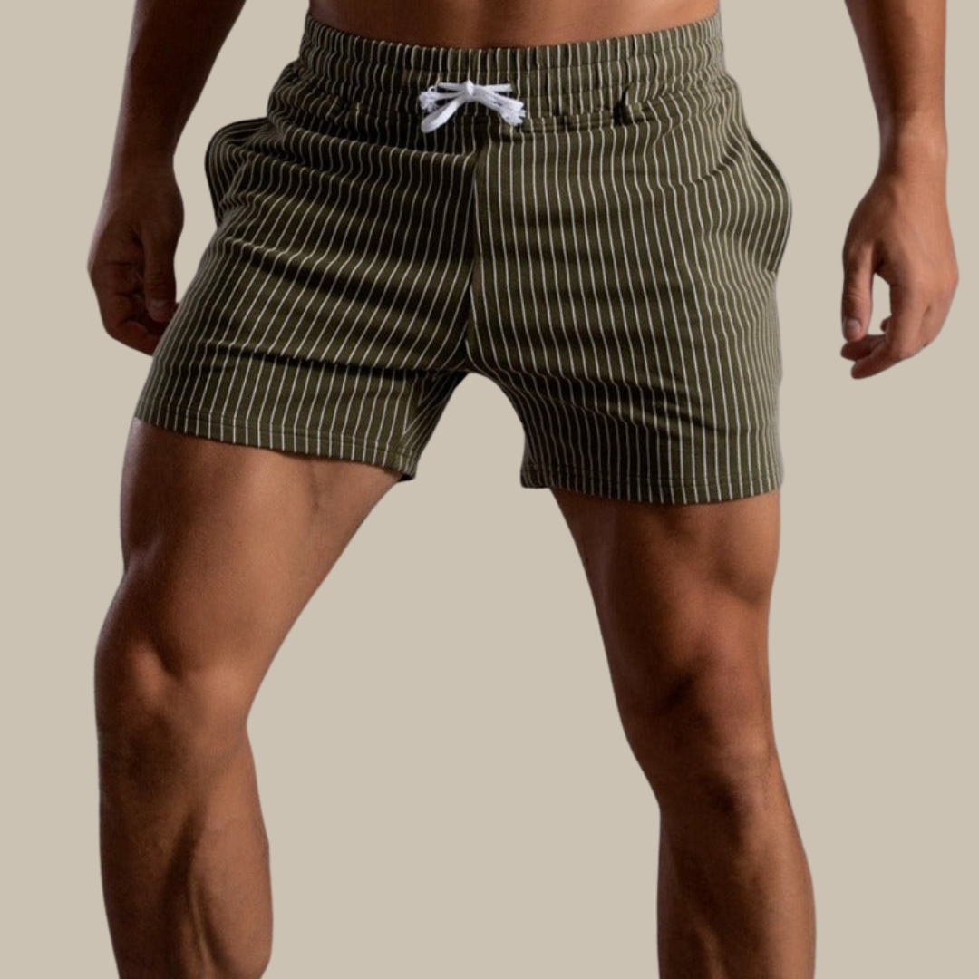 Theodore | Stylish Striped Shorts for Men - Image 2